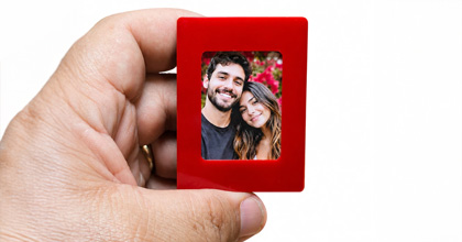 ❤️ Mini Porta Retrato para Foto 3x4 várias cores! 🥰